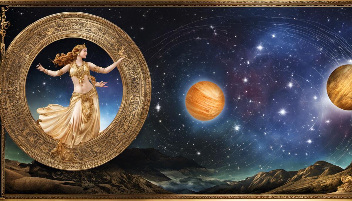 Astrology with a picture of Venus in the background, demonstrating its significance in Vedic Astrology.