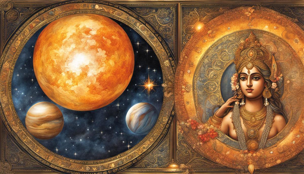 Illustration of Venus and its influence in Vedic Astrology.